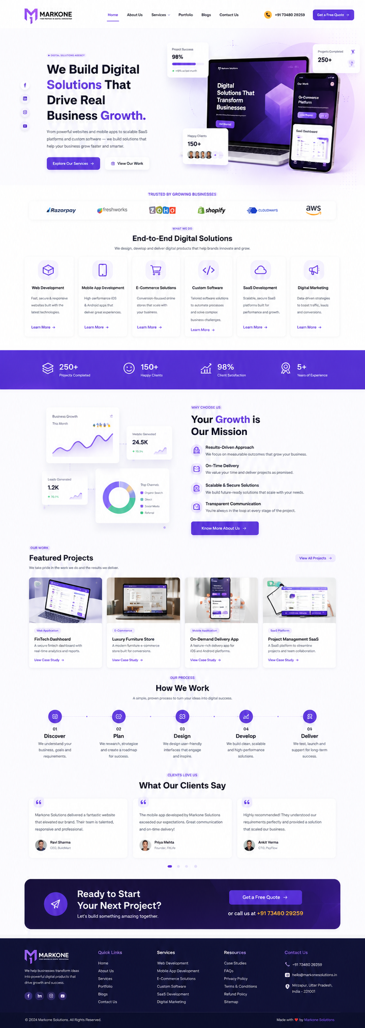 Temporary presentation mockup for Lumina Living